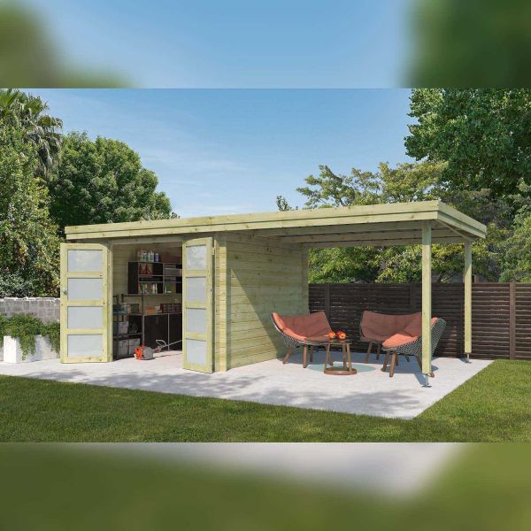 Chalet en bois 7,26 m² OREGON - GARDENAS