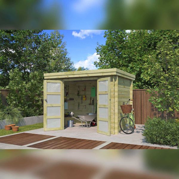 Chalet en bois 4,83 m² OREGON - GARDENAS