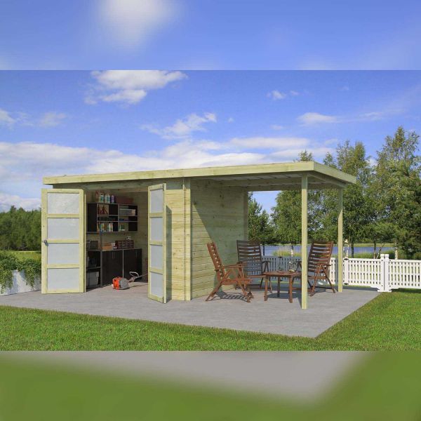 Chalet en bois 6,44 m² Umea - GARDENAS