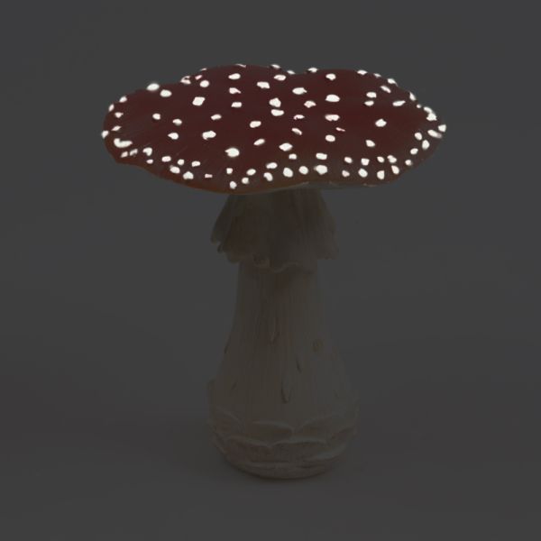 Champignon amanite tue-mouche en résine - Farmwood animals