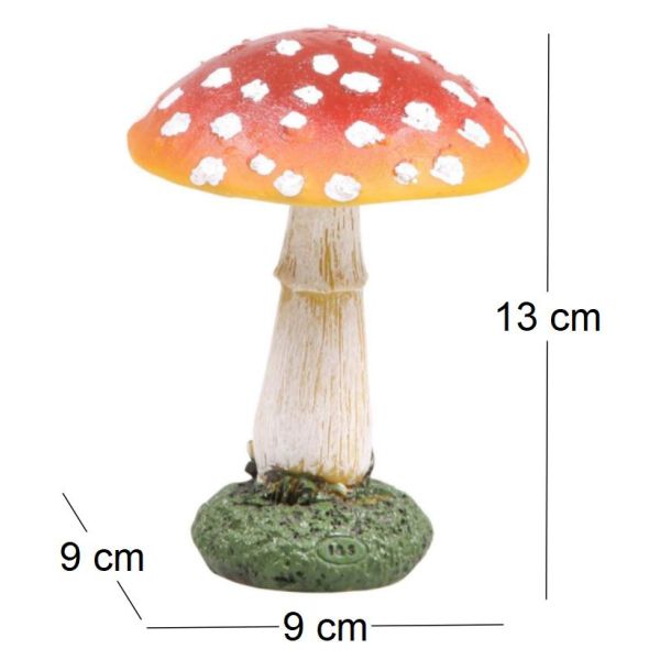 Champignon dans l'herbe en résine - Farmwood animals