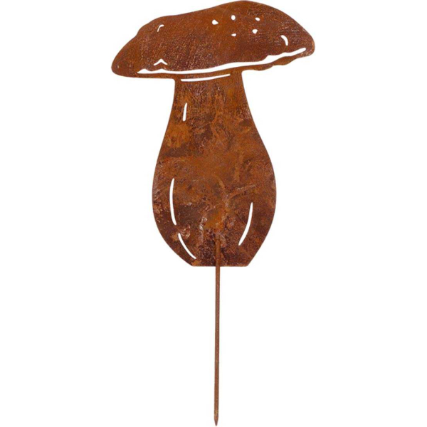 Champignon en métal rouillé sur pic