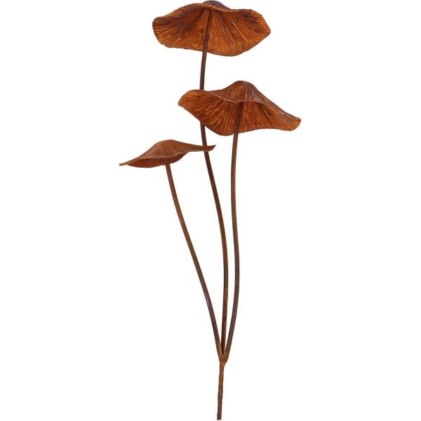 Champignon sur pic en métal rouillé