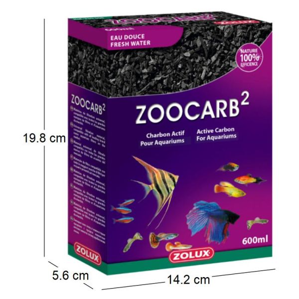 Charbon Zoocarb 2 600 ml - ZOL-1765