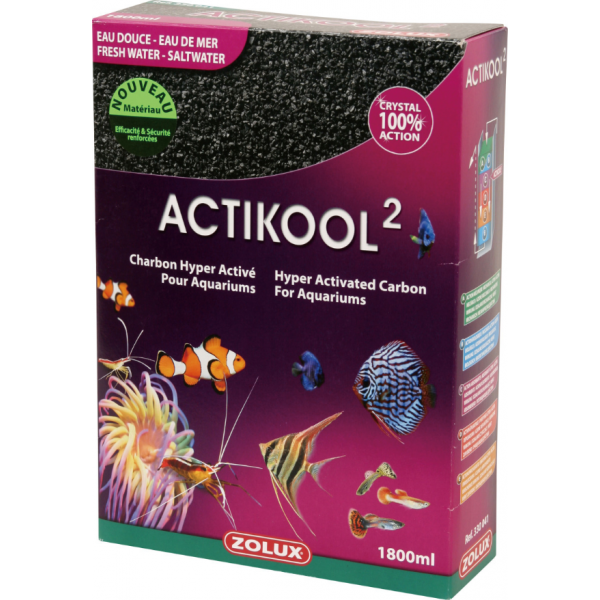 Charbon minéral concassé Actikool 2 1.8L - ZOLUX