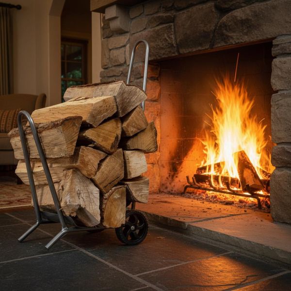 Chariot à bûches charges lourdes fabrication Française - MERMIER