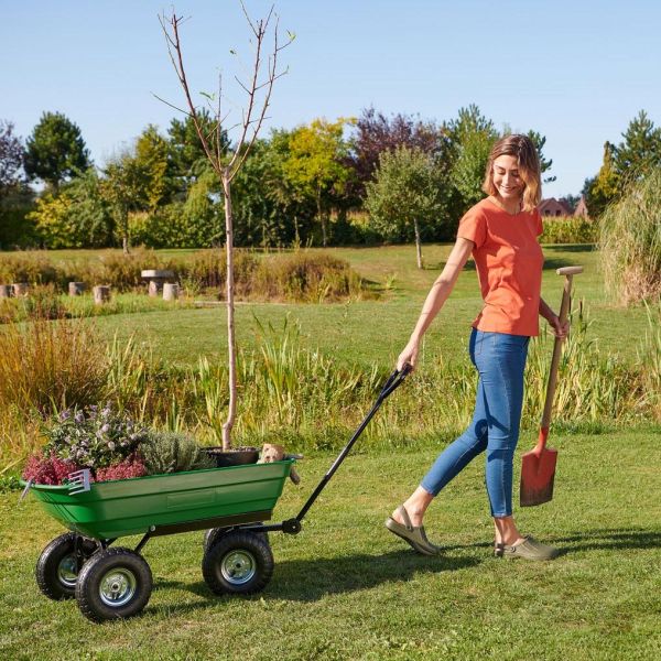 Chariot remorque de jardin 52 Litres - SODIPA