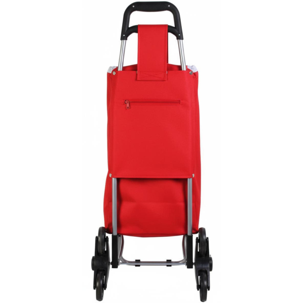 Chariot shopping en polyester 6 roues - 6