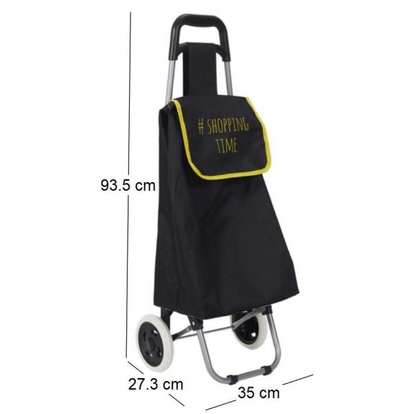 Chariot shopping 2 roues Hashtag - 8