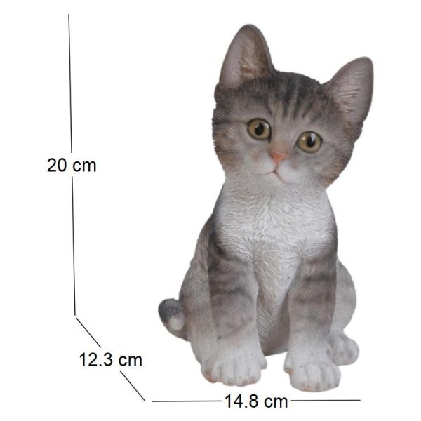 Chaton en résine 20 cm Kitten - VIVID ARTS