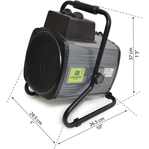 Chauffage ventilateur avec thermostat digital pour serre de jardin - PAA-0172