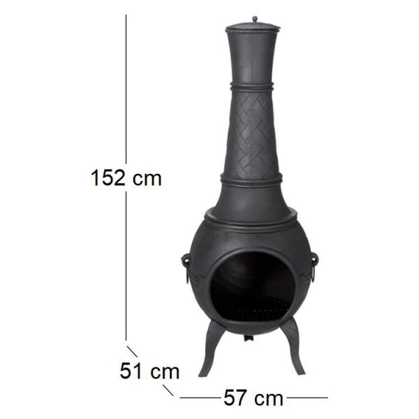 Chauffe-terrasse  en fonte 150 cm - ESS-0805
