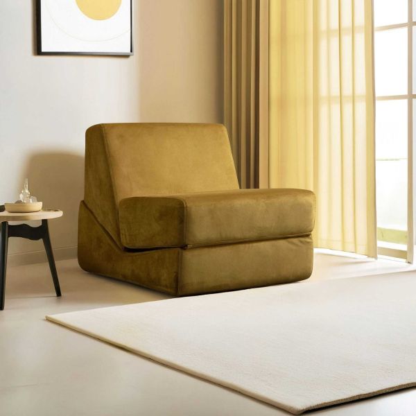 Chauffeuse en polyester Origami - HANAH HOME