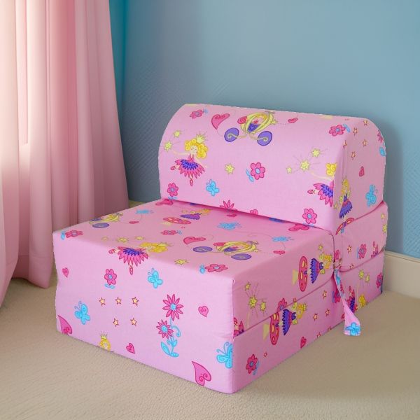 Chauffeuse en tissu à imprimés Princesse - 