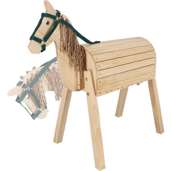 Cheval de jardin en bois pour enfants - ESS-1663