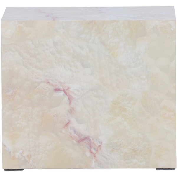 Chevet en MDF effet pierre York 30 x 35 x 25 cm - VEN-1114