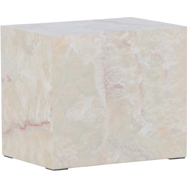 Chevet en MDF effet pierre York 30 x 35 x 25 cm