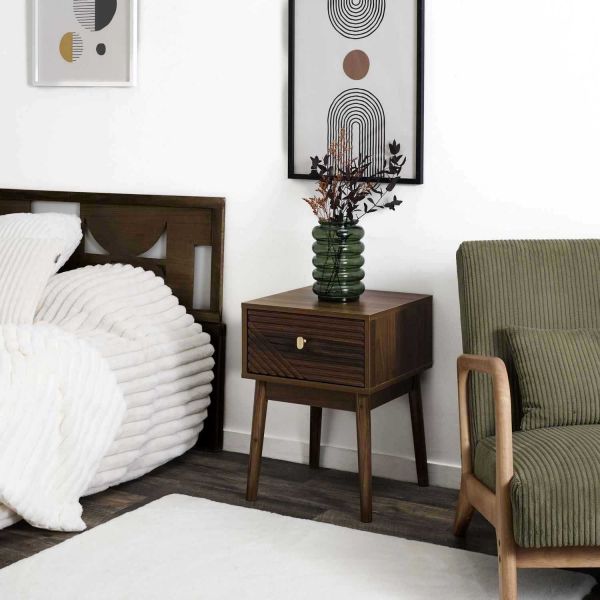 Chevet en bois Tiffany - THE HOME DECO FACTORY