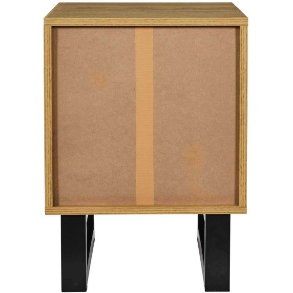 Chevet en MDF et métal Calypso - 6
