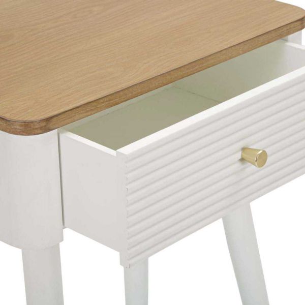 Chevet en bois avec tiroir Matera 45 x 32 x 62 cm - 7