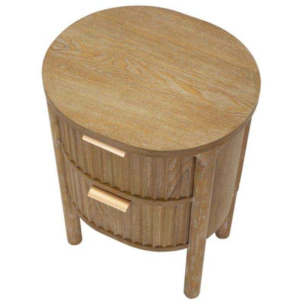 Chevet en bois 2 tiroirs Gothenburg 38 x 34.5 x 52 cm - 6