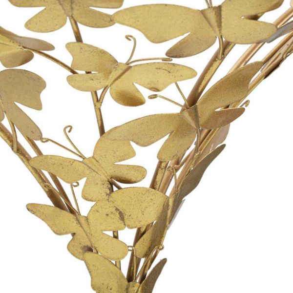 Chevet en métal et verre Butterflies 44.5 x 24.5 x 34.5 cm - 5