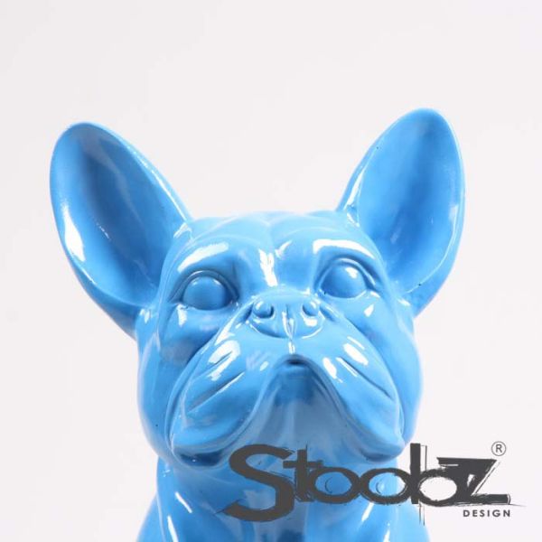 Chien bouledogue français coloré 37 x 25 x 22 cm - 65,90