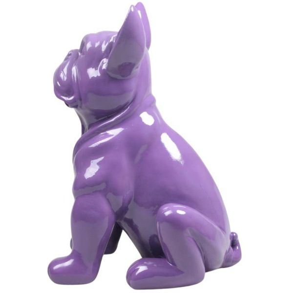 Chien bouledogue français coloré 37 x 25 x 22 cm - SID