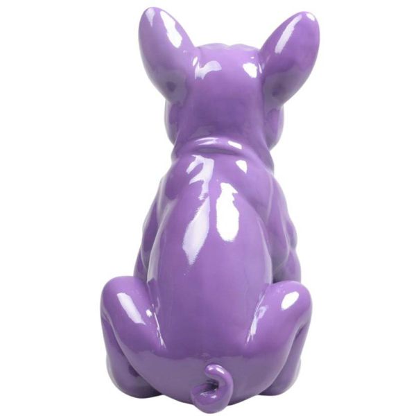 Chien bouledogue français coloré 37 x 25 x 22 cm - IMH-0477