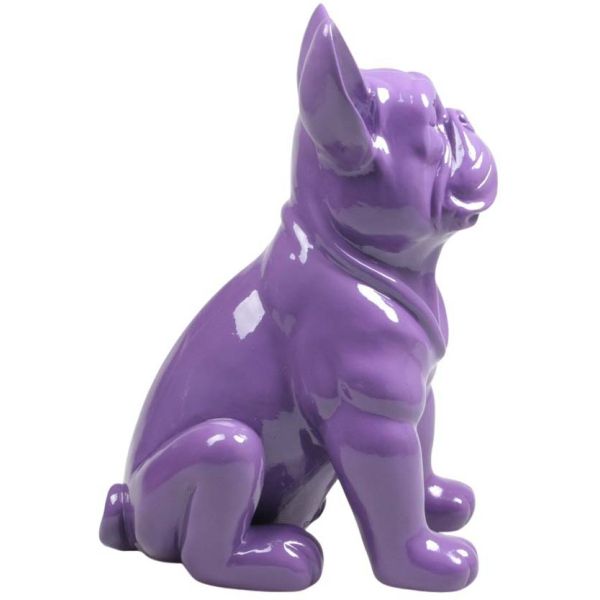 Chien bouledogue français coloré 37 x 25 x 22 cm - 65,90