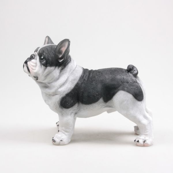 Chien bouledogue français debout 38 x 19 x 30 cm - Farmwood animals