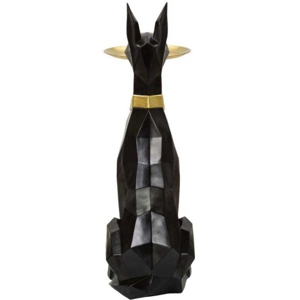 Chien en polyrésine Dog origami 30 x 64 x 91 cm - 6