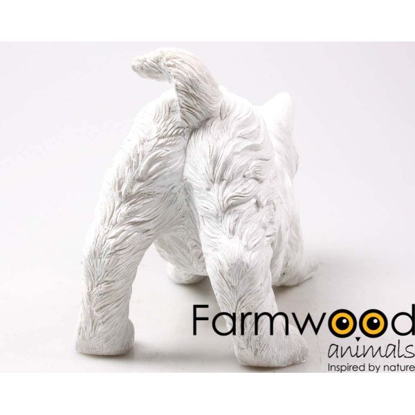 Chien west highland en résine - Farmwood animals