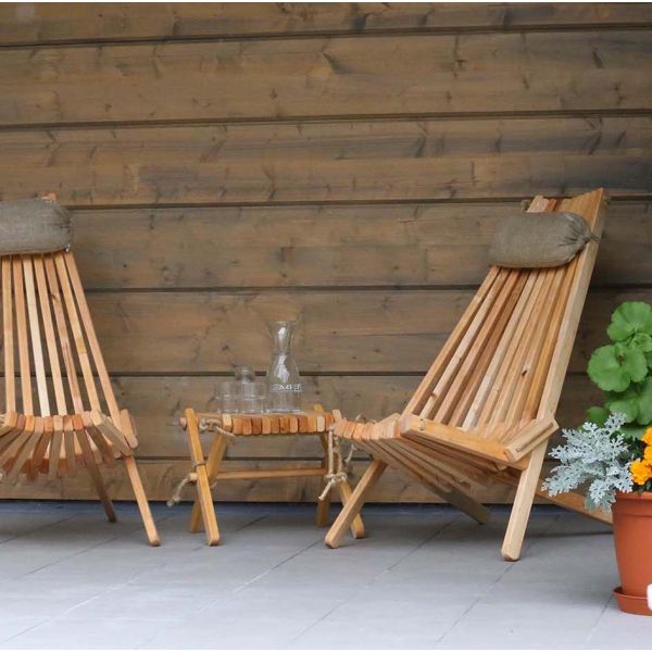 Chilienne en bois EcoChair (coussin offert) - ECOFURN