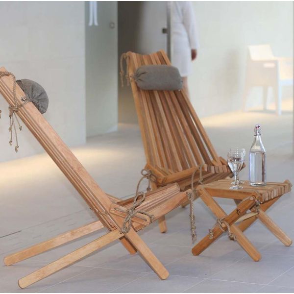 Chilienne en bois EcoChair (coussin offert) - 6