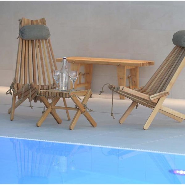 Chilienne en bois EcoChair (coussin offert) - 7