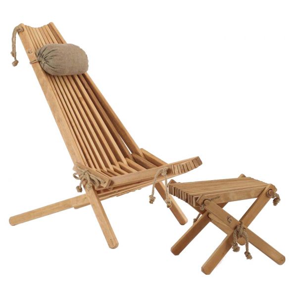 Chilienne scandinave avec repose-pieds - 5