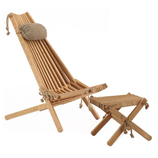 Chilienne scandinave avec repose-pieds