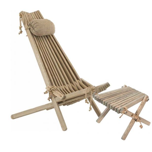 Chilienne scandinave avec repose-pieds