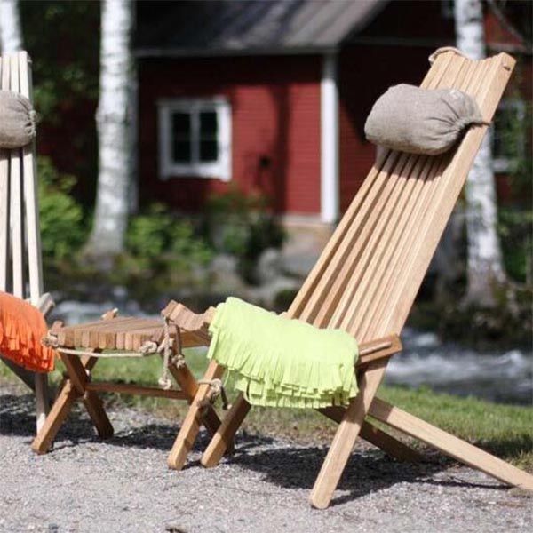 Chilienne scandinave avec repose-pieds - 6