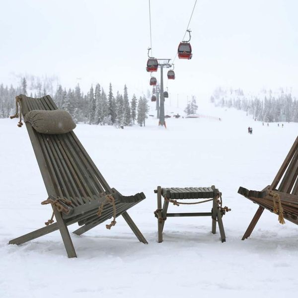 Chilienne scandinave avec repose-pieds - 8
