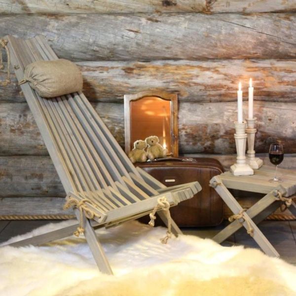 Chilienne scandinave avec repose-pieds - 7