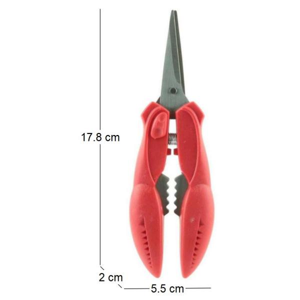 Ciseaux 2 en 1 pour crustacés - 3,25