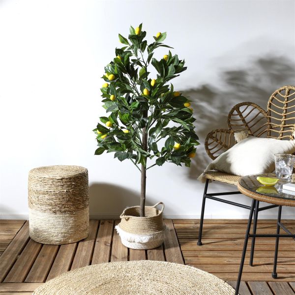 Citronnier artificiel en pot 120 cm - THE HOME DECO FACTORY