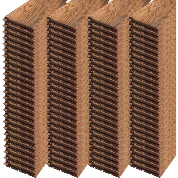 Clin de bardage en pin sylvestre 250 x 8 cm Premium (Lot de 100)