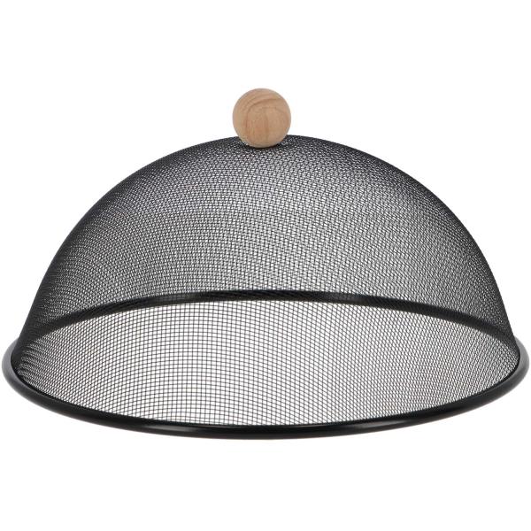 Cloche alimentaire en métal noir