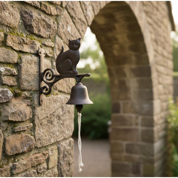 Cloche de jardin chat en fonte - AUBRY GASPARD