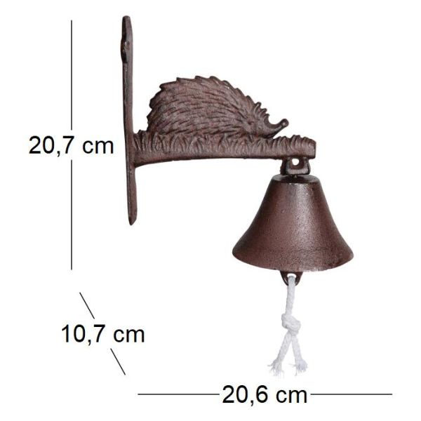 Cloche de jardin hérisson en fonte - ESS-1085