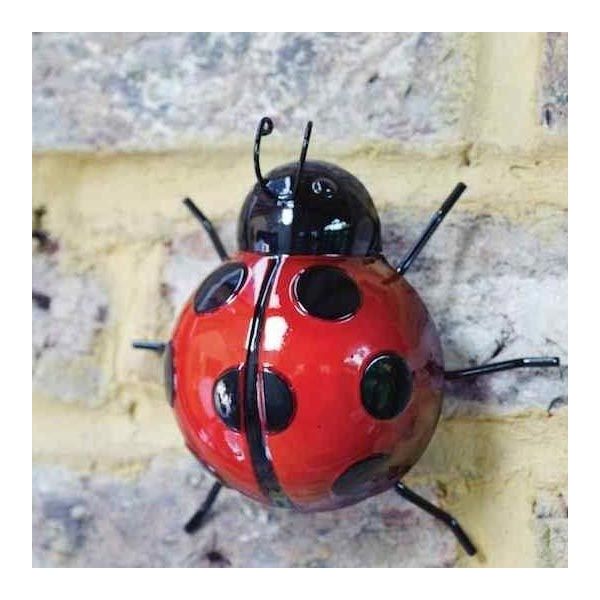 Coccinelle décorative en métal - FOU-0162