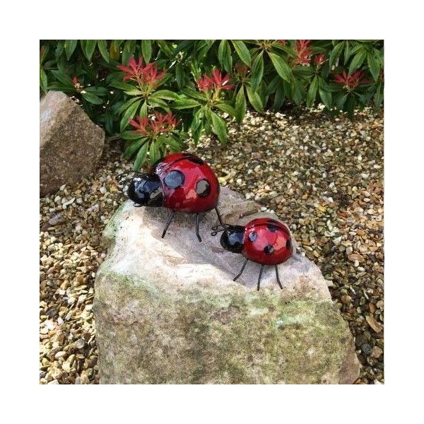 Coccinelle décorative en métal - 7,90